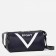 Sports bag, lightning department, side grid, long belt, dark blue color