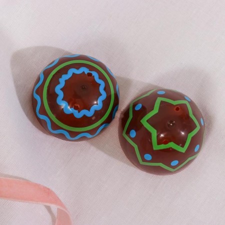 The basis for the creativity “Egg with an ornament” opens, a set of 6 pcs., Size 1 pc: 6 × 4 cm-3