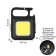 Camping battery flashlight, with an opener, 3 modes, 3 watts, 500 mAh, Cob, 6.2 x 4.6 x 2 cm 909