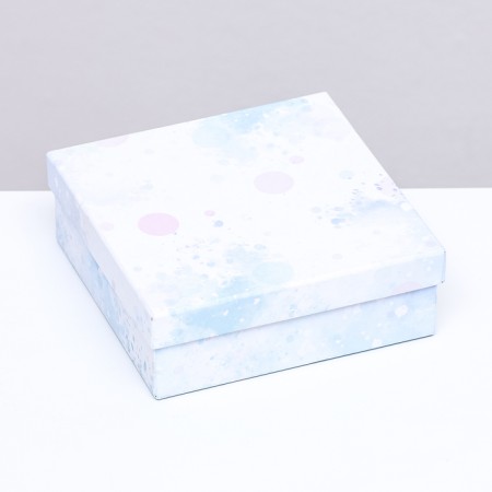 Square Gift box "Sky", 13.5 x 13.5 x 5 cm-1