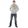 Hoods male, size 48, color gray-melange