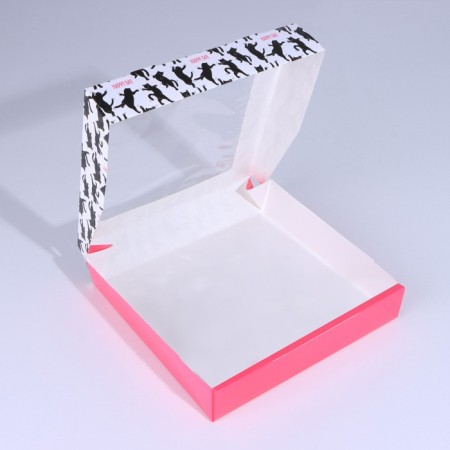 Confectionery packaging, a box with lamination "cats", 20 x 20 x 4 cm-2