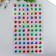 Plastic sticker "Color eyes" 24x10 cm