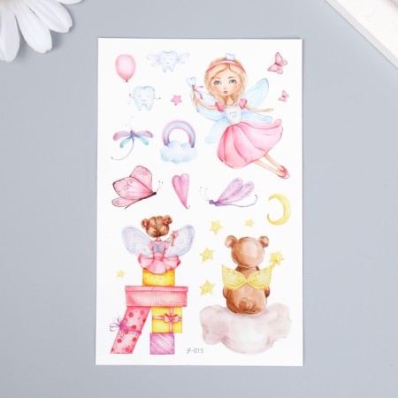 Tattoo on the body color "Tooth Fairy" 12x7.5 cm
