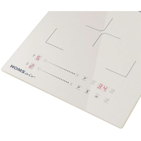 Honing panel Homsair HIC32SBG, induction, 2 burners, sensor, white-3