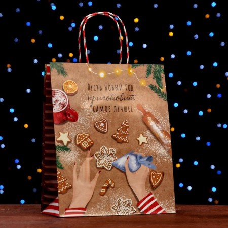 Gift package "Let the New Year cook the best" 26 x 32 x 12 cm