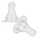 Large silicone nipples with an average stream, from 6 months, set 2 pcs.