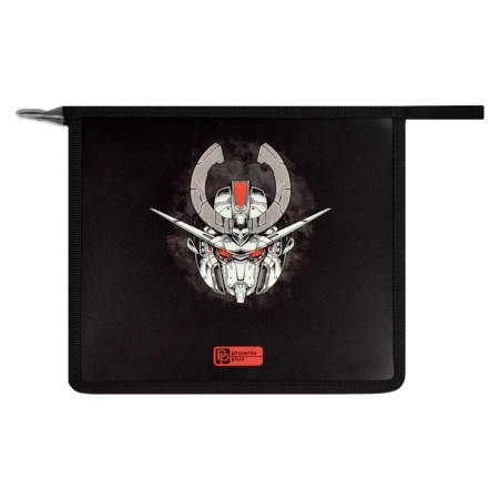Folder for notebooks A5, 233 x 200 x 40 mm, lightning from above, plastic/textiles, Phoenix "Robots"-3