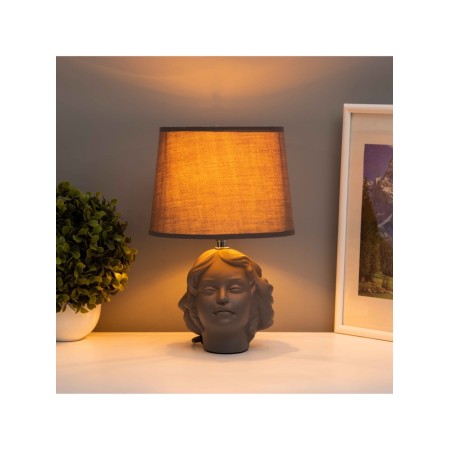 Table lamp "Aphrodite" 1x40W E14 gray 19x19x28.5cm-1
