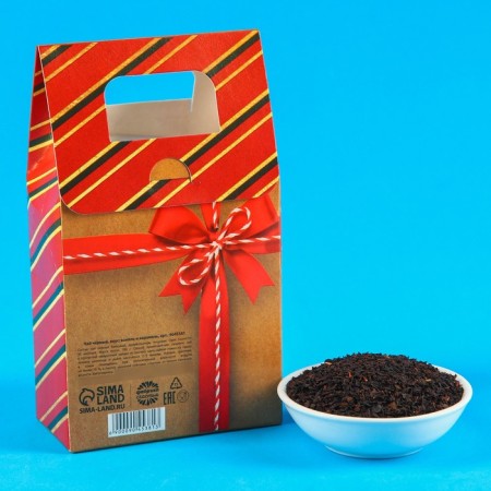 Black tea "Happy New Year", taste: Vanilla and caramel, 100 g.-3