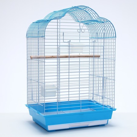 BD-3/1O bird cage, opening roof, 47.5 x 37 x 70 cm, blue-4