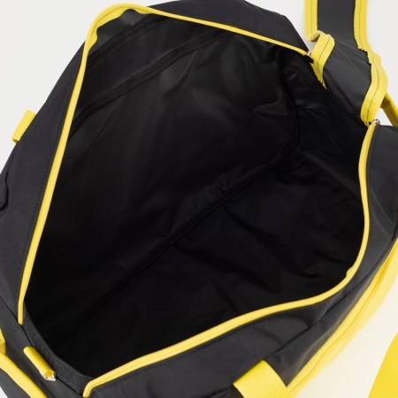 Sports bag with lightning, without lining, 2 outer pockets, black/yellow color-2