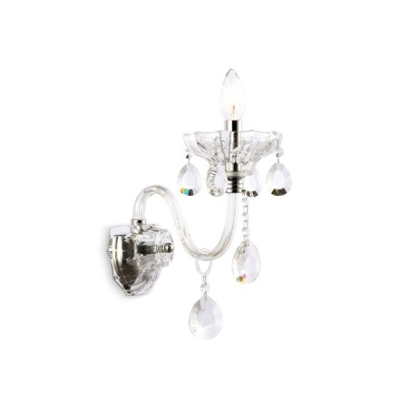 Wall classic lamp with crystal Ambrella Light, Classic, TR4911, 1HE14, Color Chrome