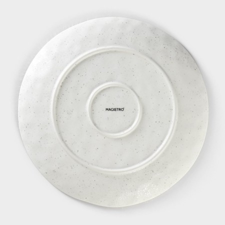Porcelain dining porcelain Magistro poursephona, d = 27 cm, beige color-3
