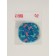 Pocket mirror “pattern”, with a stand, 8 × 8 cm, blue color