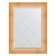 Mirror with engraving in the baguette frame, poisoned with gold 87 mm, 66x89 cm