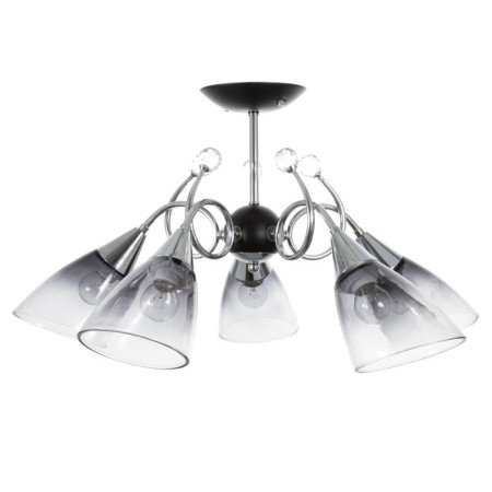 Chandelier "Marianna" 5he27 40W Black 69x69x32.5cm Bayerlux-3