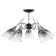 Chandelier "Marianna" 5he27 40W Black 69x69x32.5cm Bayerlux