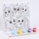 Picture on numbers for children "Unicorn-Fruz", 15 x 15 cm