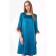 Female dress, size 42, turquoise color
