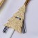 A set for the decor of the dining rooms "Christmas tree", 4 pcs, col. gold 5x7.5 cm 100% p/e, felt