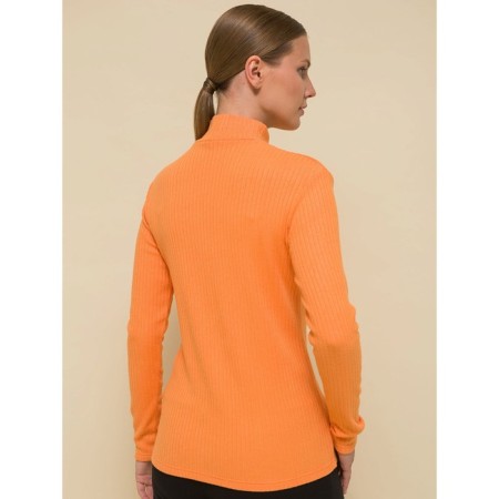 Women's turtleneck, size 46, orange color-2