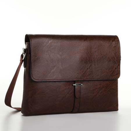 Male bag, brown color