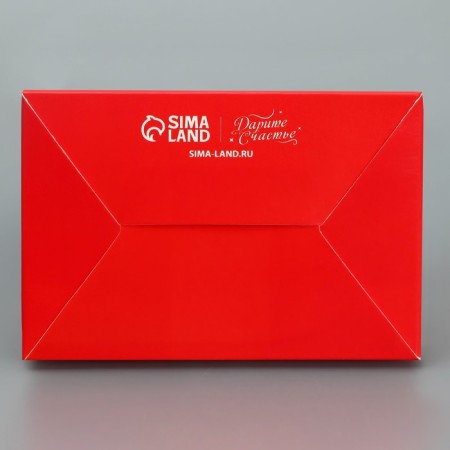 Folding box "New Year's Post", 9 x 19 x 6 cm, New Year-6