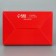 Folding box "New Year's Post", 9 x 19 x 6 cm, New Year