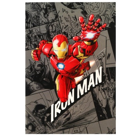 Notepad A5, on the paper clip, 40 sheets, to the point, UV-LK, Iron Man, Avengers-6