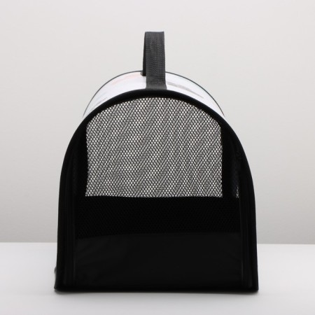 Bag - Frame Animal Carriage, 50 x 25 x 28 cm white with paws-6