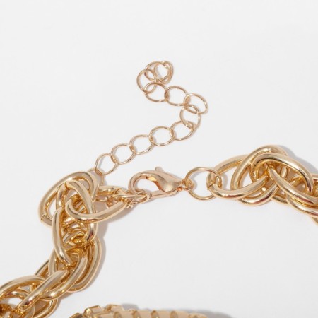 The necklace "chain" is exclusive, color gold, 45 cm-1