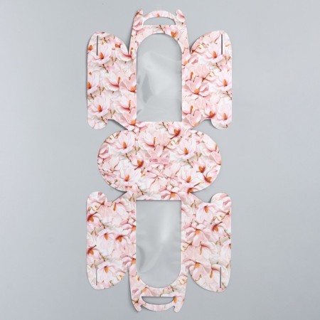 Box for cake, confectionery packaging, Sakura, 15 x 15 x 18 cm-5