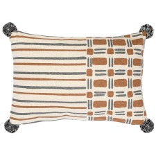 Подушка с геометрическим рисунком Abstract play Ethnic, размер 30х45 см
