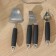 A set of kitchen tools "Remi", 6 items, on a stand, black color