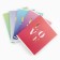 A notebook in a cage, 48 sheets A5 on a paper clip 5 pcs., Inner block No. 1 MIX “September 1: Motivational” mat. Laming, embossing