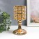 Summary Metal for 1 candle "Crystals. Golk" Gold 21x11x11 cm