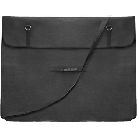 A bag for a tablet with handles of A1, 880 x 650 x 70 mm, with a valve, black, estado