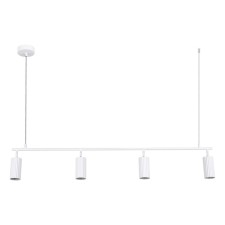 Светильник подвесной St Luce. SL1213.503.04. Kendo. 4х5 Вт, GU10, 4000K, 120х8х21,5 см, цвет белый