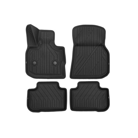 Kvest 3D mats in the salon for BMW X3, 2018- crossover, 4 pcs, black color