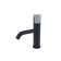 Bronze de Luxe Focus 24601BG sink mixer, pour 120 mm, brass, black/gray
