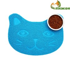 2-in-1 rug for a bowl/toilet of animals 