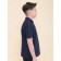 Polo for the boy Pelican, height 116 cm, dark blue color