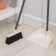 Floor brush with MALTA scoop, beige color