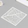 Plastic stencil "Texture" 15x15 cm