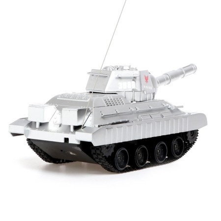 The radio -controlled “winner” tank shoots BB bullets, works from the battery, the color is gray-2