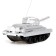 The radio -controlled “winner” tank shoots BB bullets, works from the battery, the color is gray