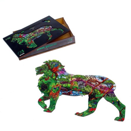 Деревянный пазл «Дикие джунгли»-3