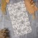 Ethel towel "Black Flowers" 40x73 cm, 100% HL, sarzha 190 g/m2