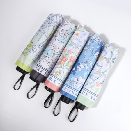 Mechanical “Ornament” umbrella, Eponge, 4 additions, 8 knitting needles, r = 47 cm, color mix-2